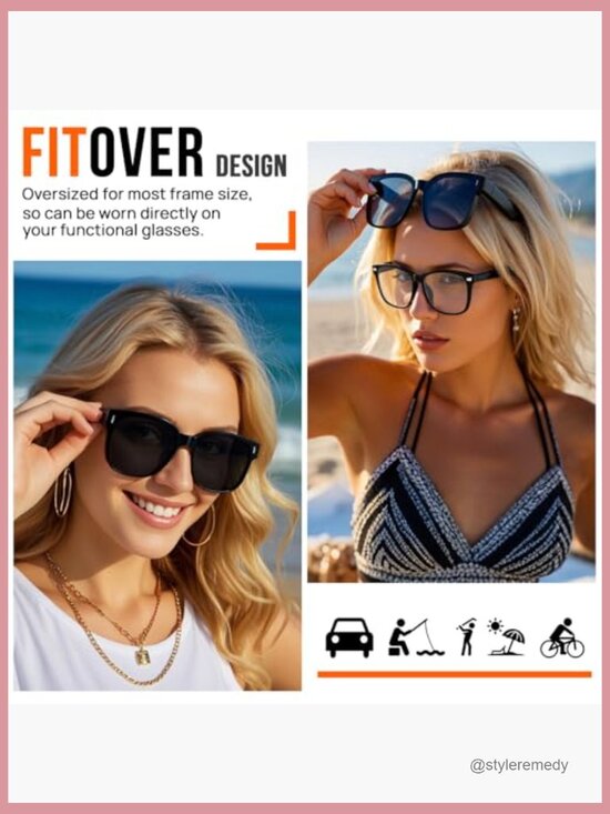 Polarized Fit Over Sunglasses with UV400 Protection for Outdoor Activities main image 4